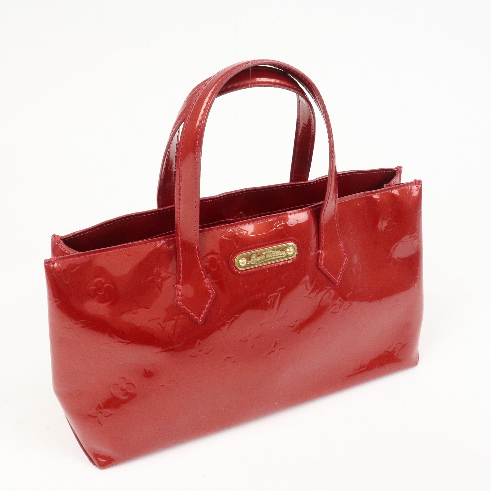 Louis Vuitton Monogram Vernis Wilshire PM Hand Bag M93642