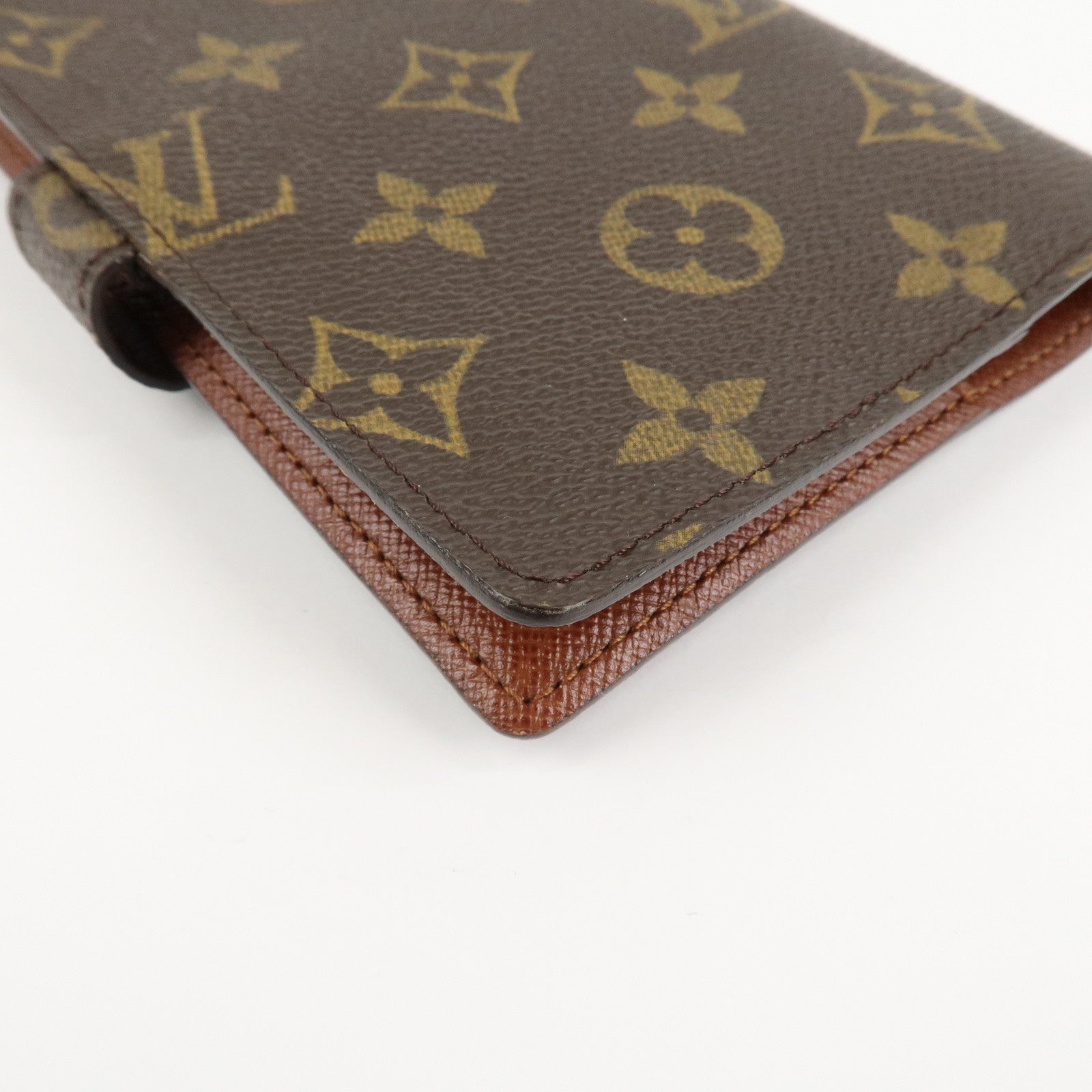 Louis Vuitton Monogram Agenda PM Planner Cover Brown R20005 Used