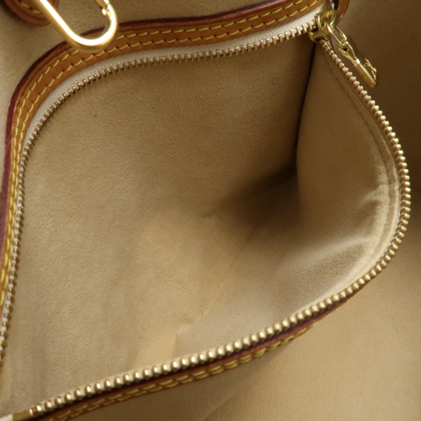 Louis Vuitton Damier Azur Hampstead PM Hand Bag Ivory N51207 Used