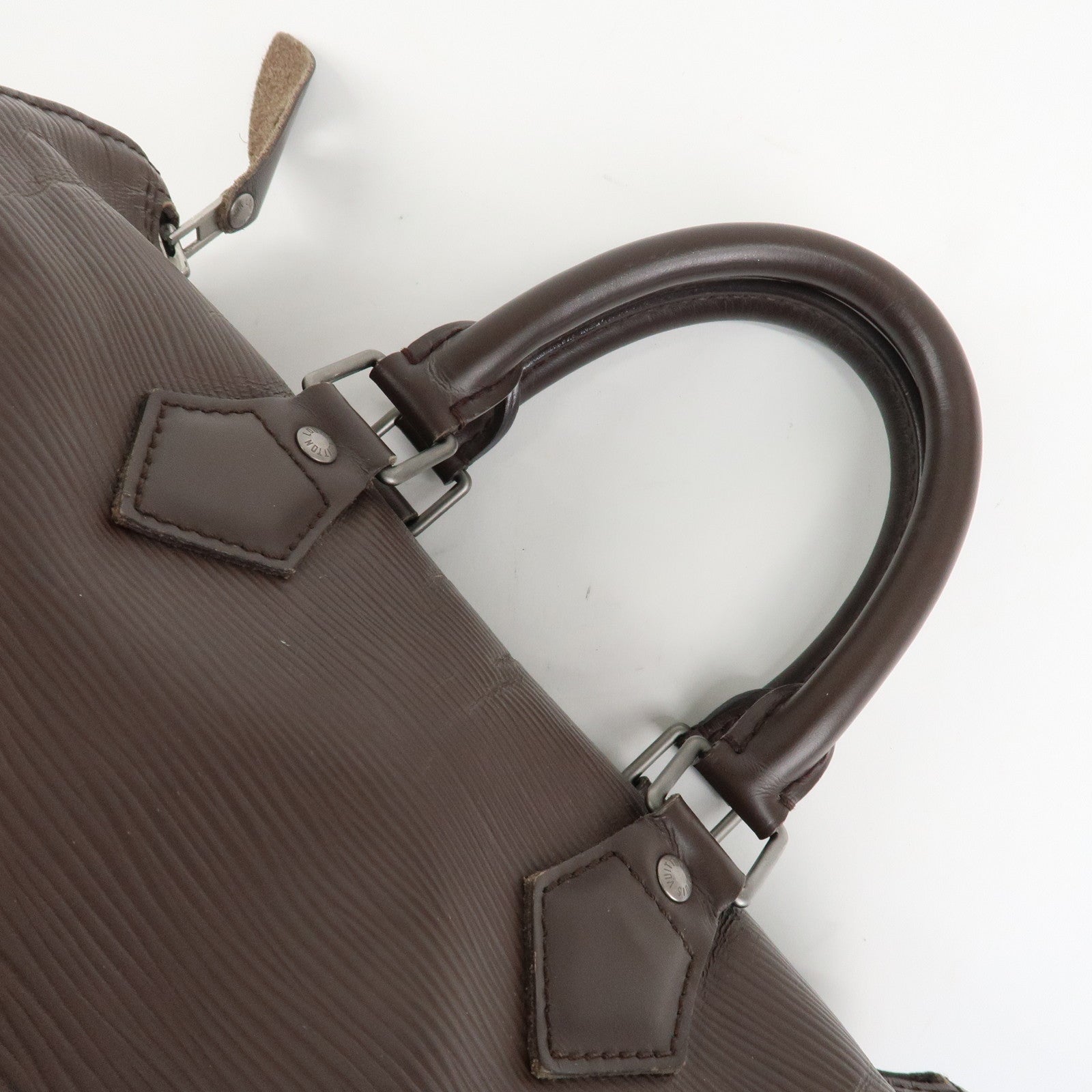 Louis Vuitton Epi Speedy 25 Hand Boston Bag Mocha M5903D Used