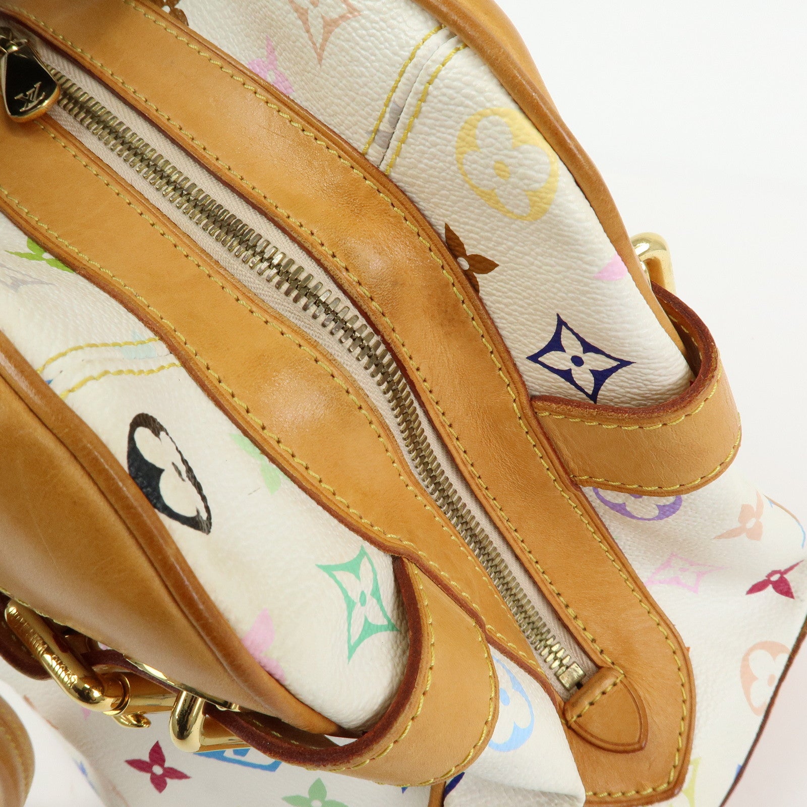 Louis Vuitton Monogram Multicolor Claudia Hand Bag Blanc M40193