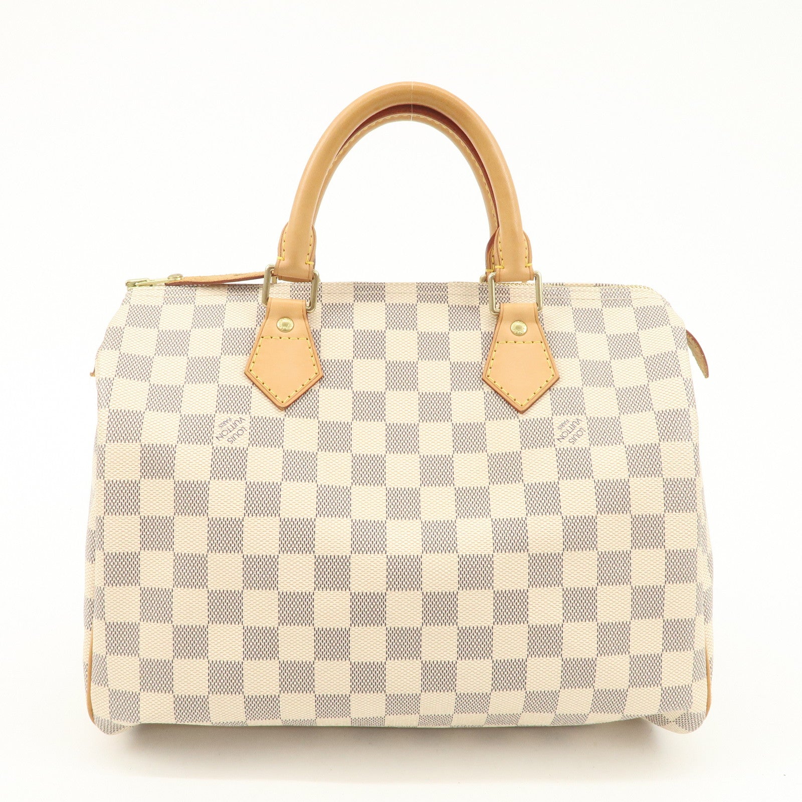 Louis Vuitton Damier Azur Speedy 30 Hand Bag Boston Bag N41533 Used