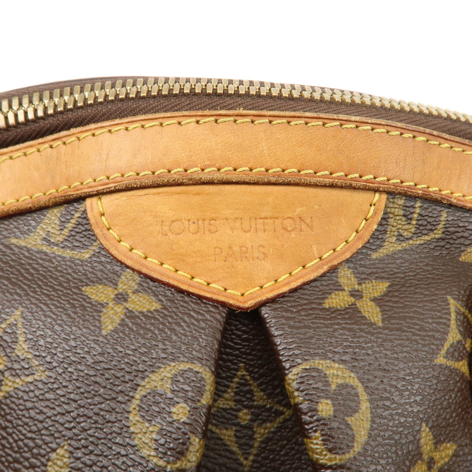 Louis Vuitton Monogram Tivoli PM Hand Bag Brown M40143 Used