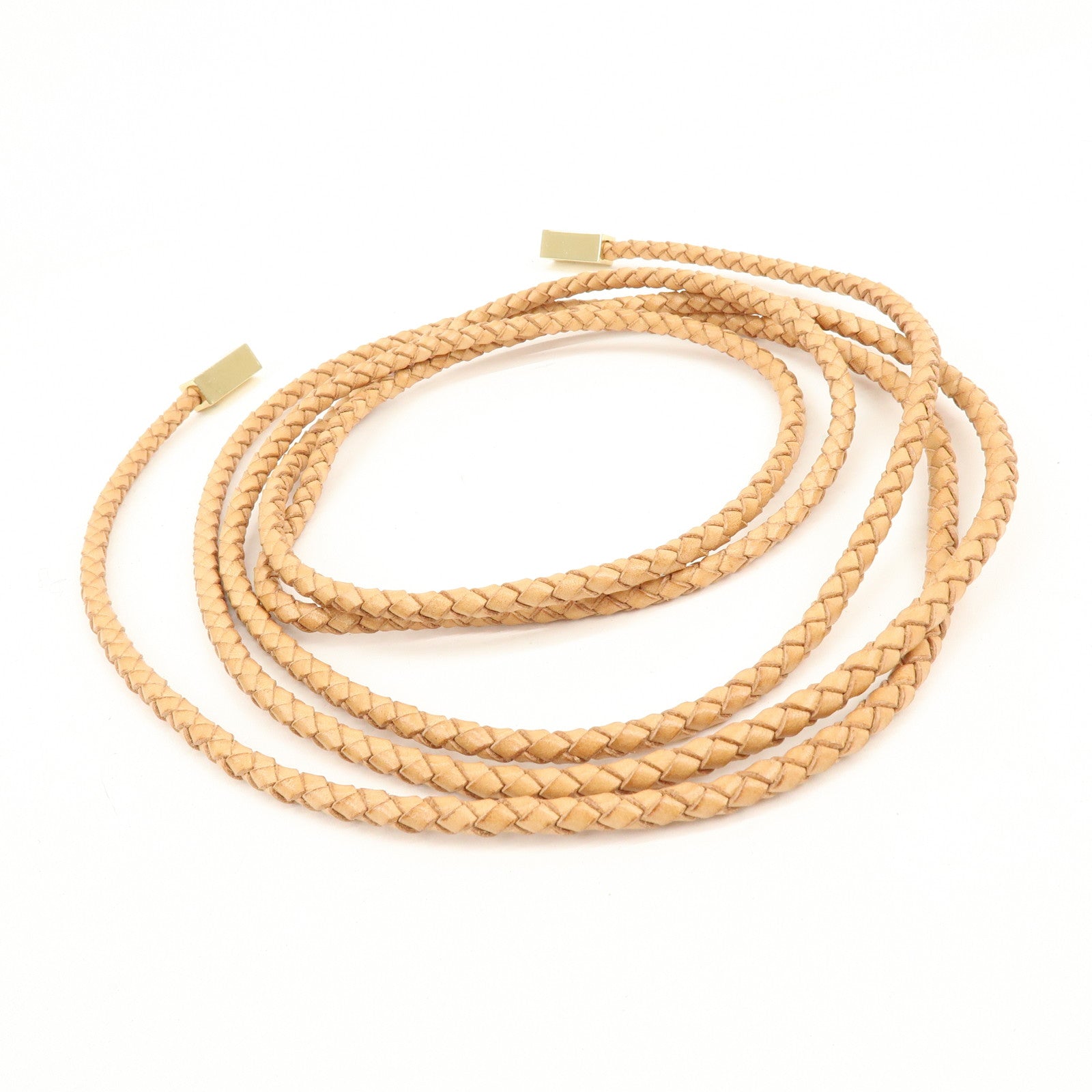 Louis Vuitton Ceinture VVN Tresse Leather Belt Natural M67302