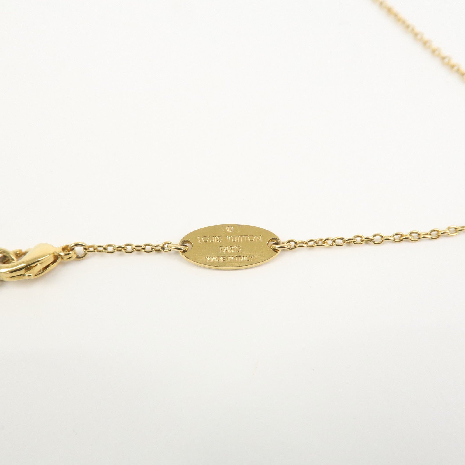 Louis Vuitton Collier Louisette Monogram Flower Necklace M00365