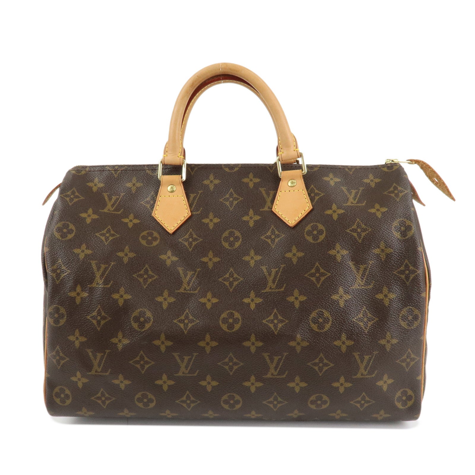 Louis Vuitton Monogram Speedy 35 Hand Bag Boston Bag M41524 Used