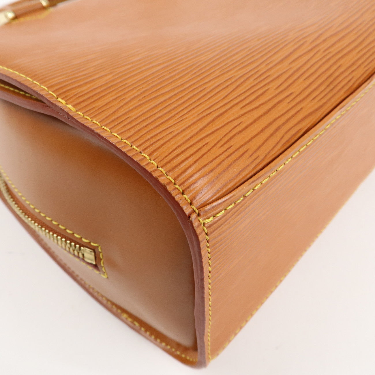 Louis Vuitton Epi Pont Neuf Hand Bag Zipang Gold M52058 Used