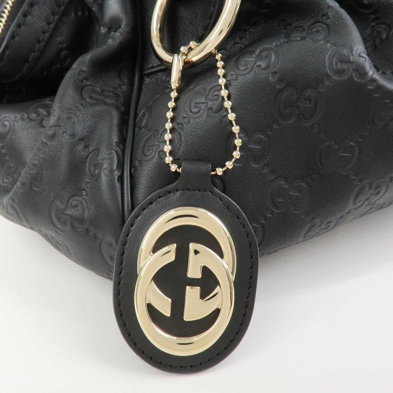 GUCCI Sukey Interlocking G Guccissima Leather 2Way Bag 223974