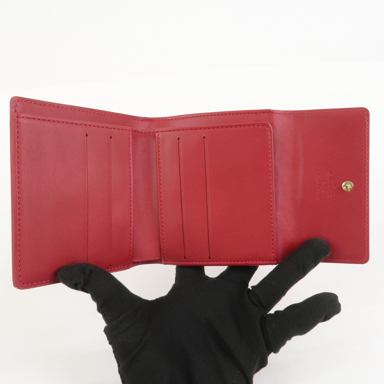 Louis Vuitton Vernis Porte Monnaie Billets Cartes de Crédit M91982