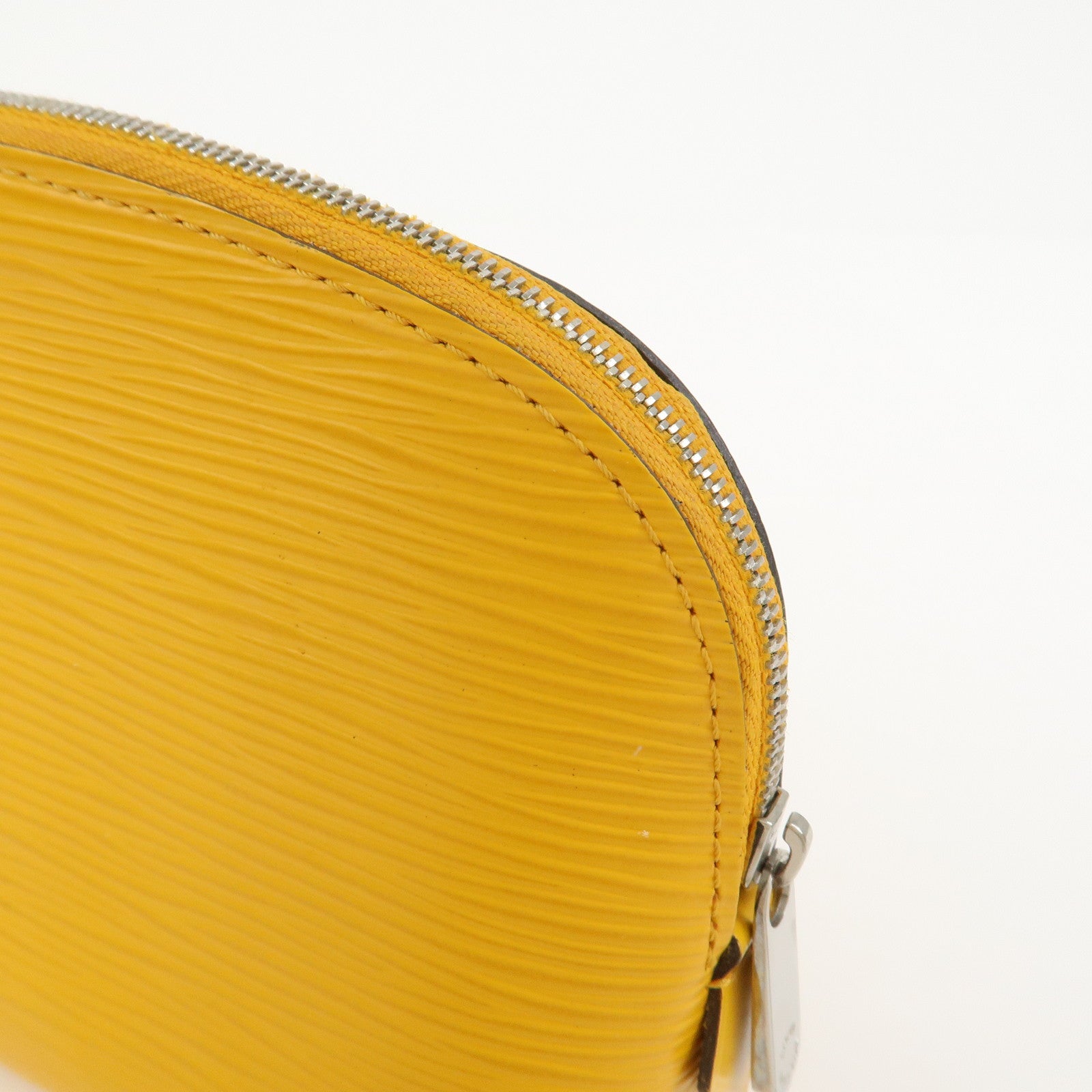 Louis Vuitton Epi Pochette Cosmetic PM Cosmetic Pouch Citron M40639