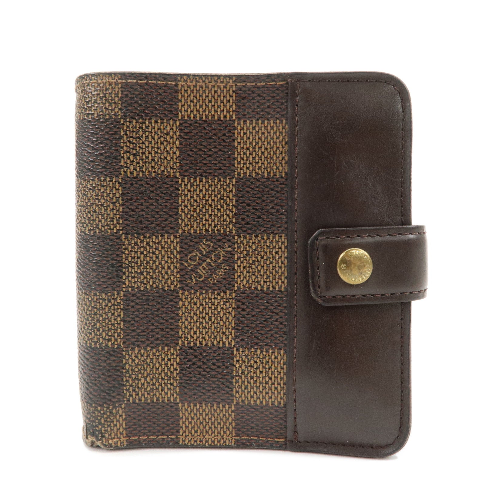 Louis Vuitton Damier Compact Zippy Bi-fold Small Wallet N61668