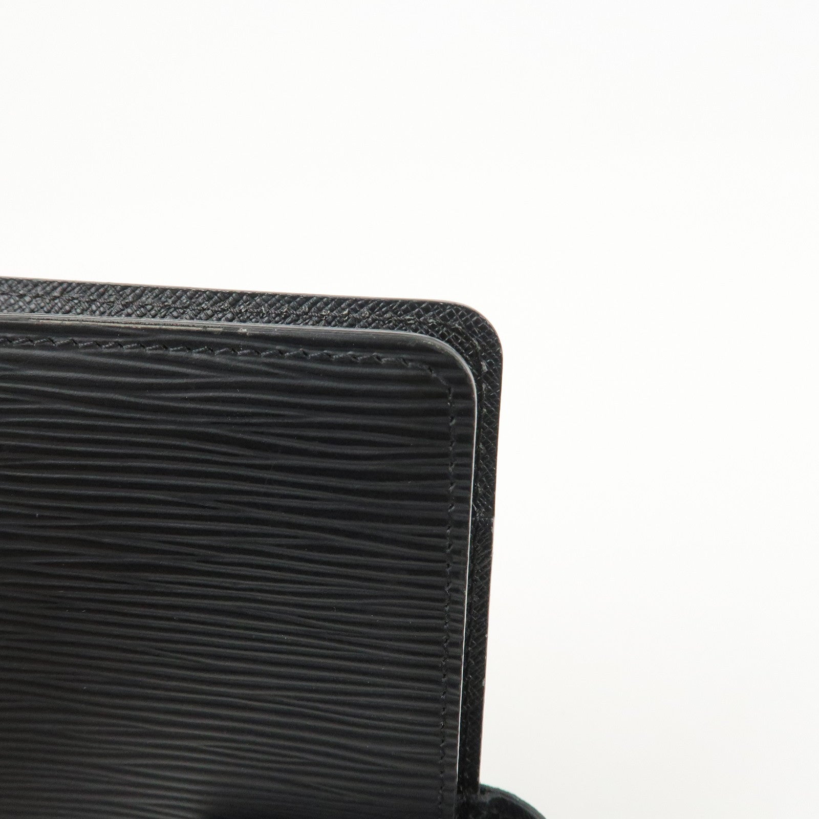 Louis Vuitton Epi Agenda MM Planner Cover Noir Black R20042