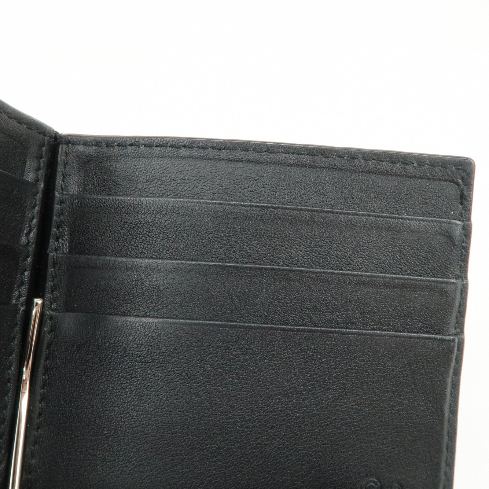 GUCCI Micro Guccissima Leather Bi-fold Wallet Card Case 544478
