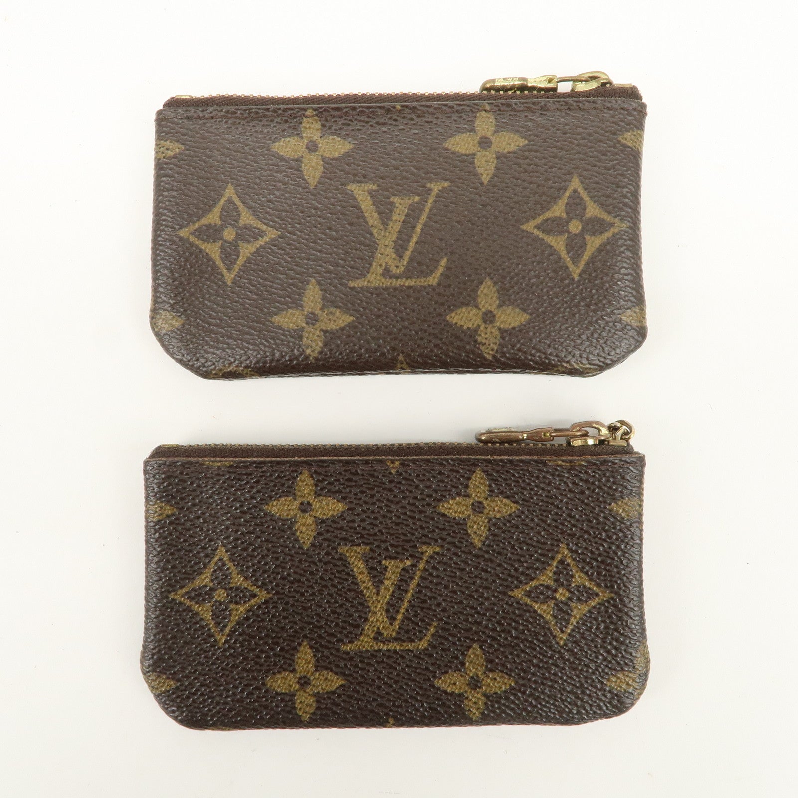 Louis Vuitton Monogram Set of 2 Pochette Cles Coin Case M62650