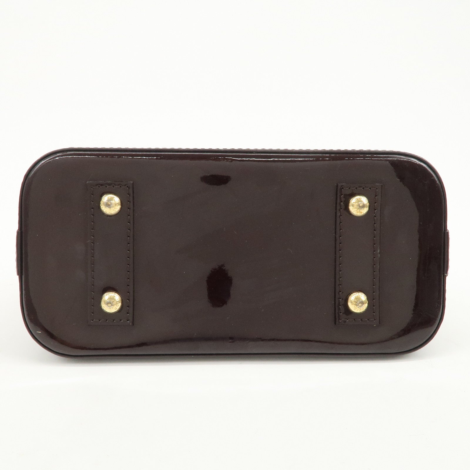 Louis Vuitton Monogram Vernis Alma BB 2Way Bag Amarante M91678