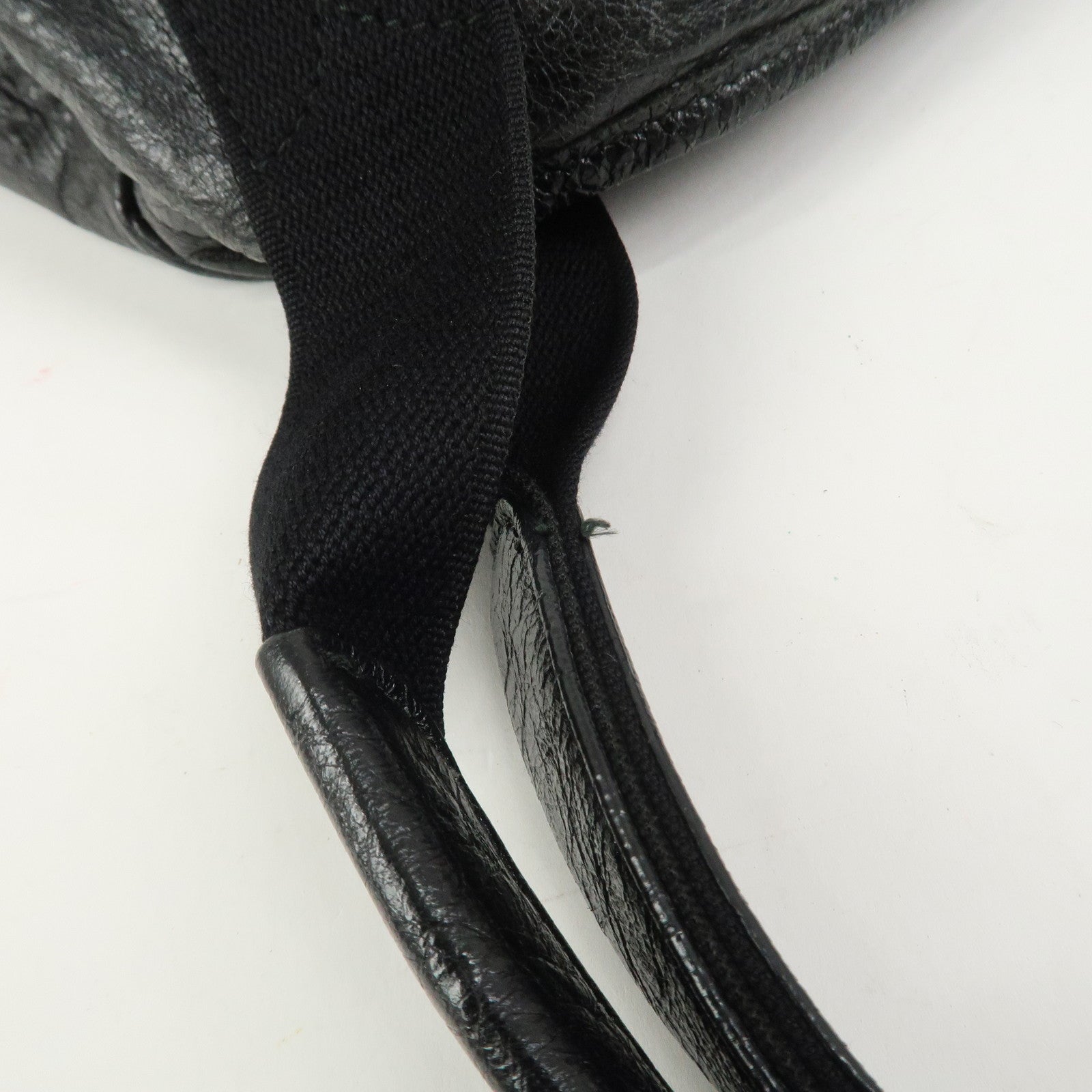 BALENCIAGA Exclusive Line Leather Black 339933