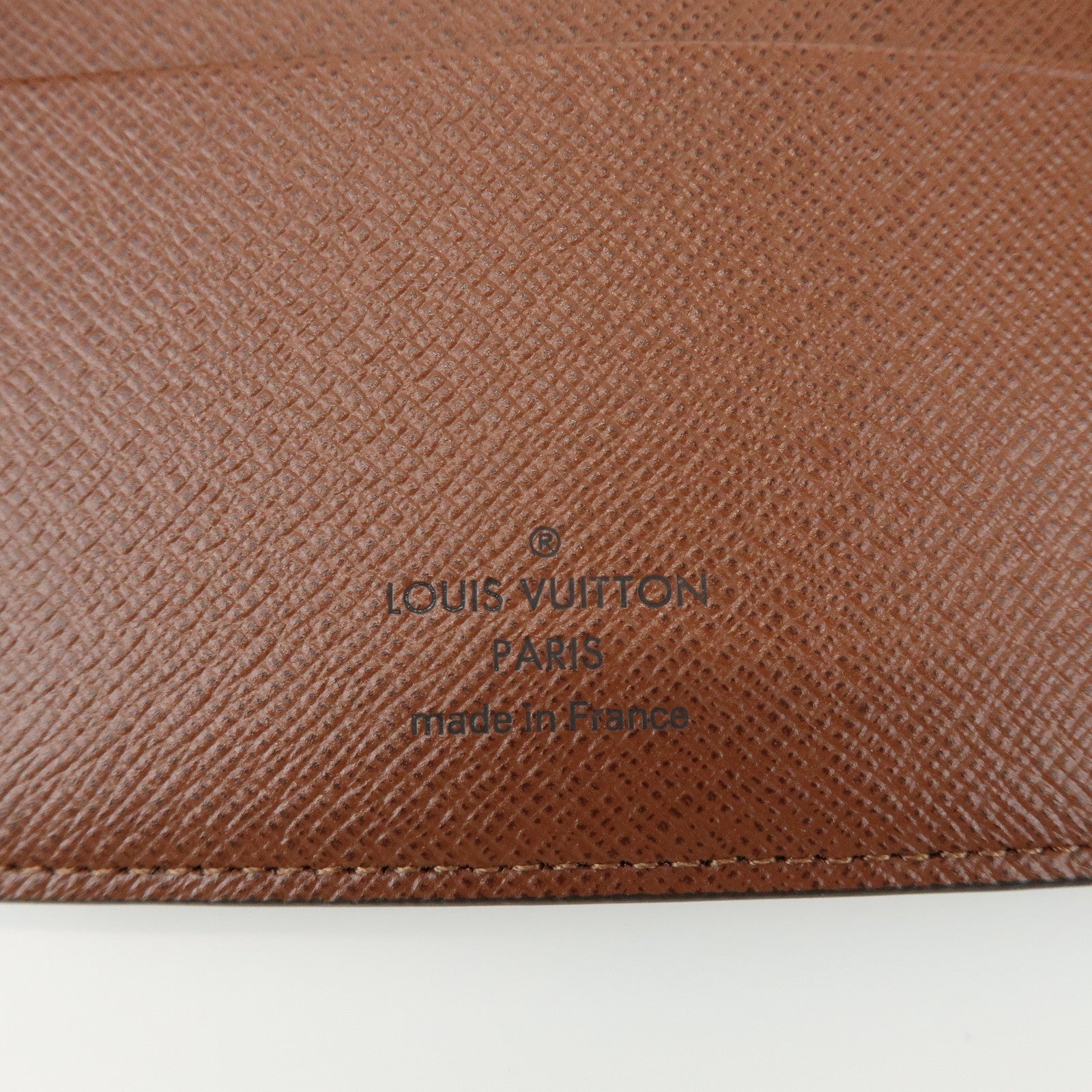 Louis Vuitton Monogram Agenda MM Planner Cover Brown R20004