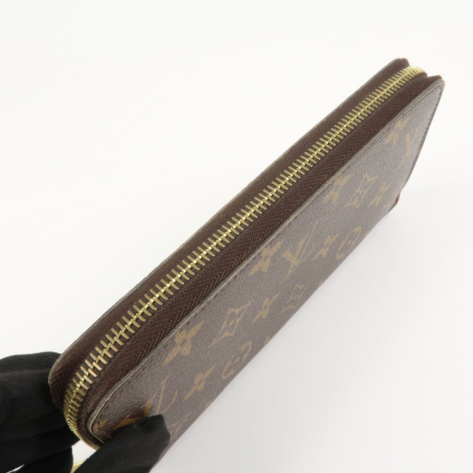 Louis Vuitton Monogram Canvas Zippy Long Wallet Brown M60017