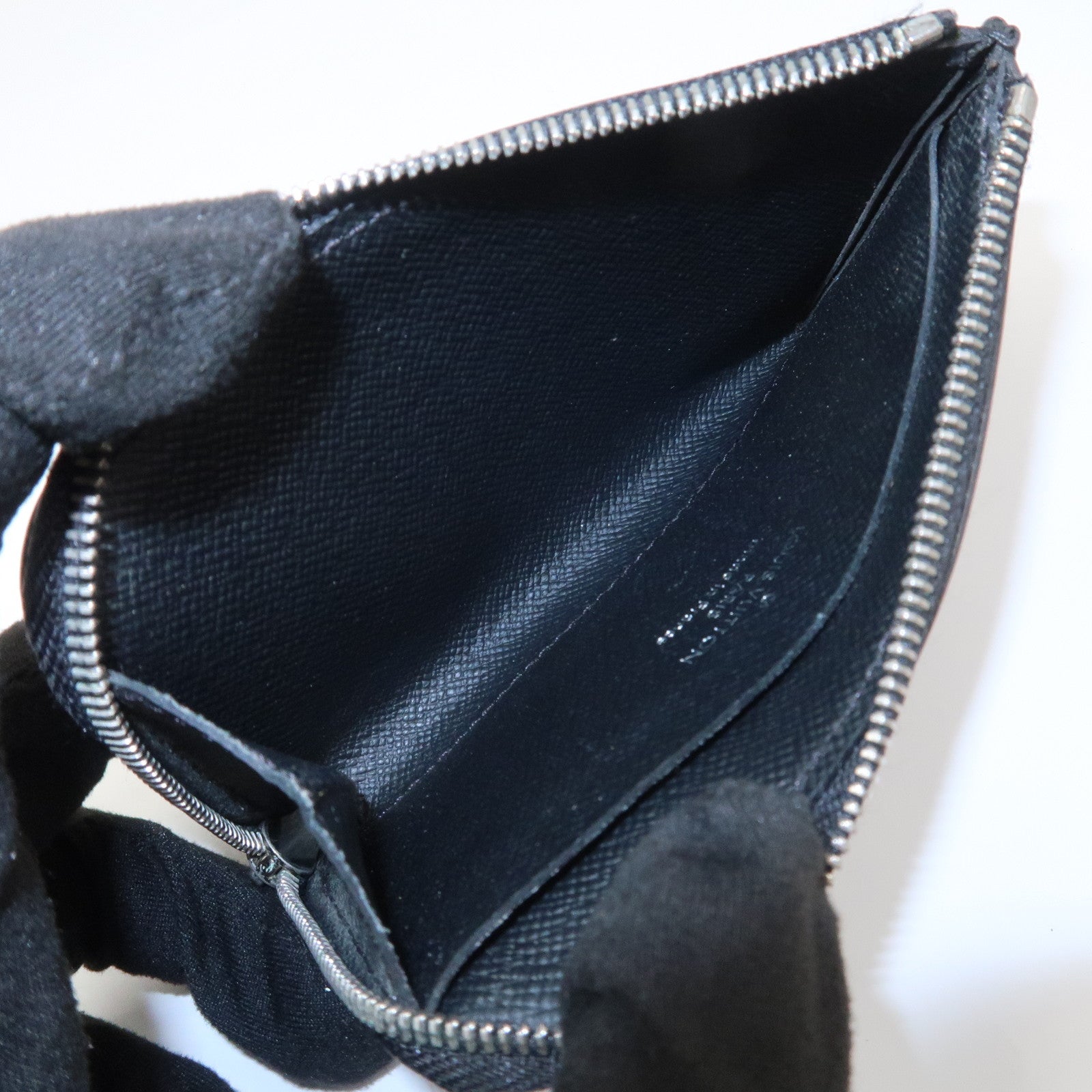 Louis Vuitton Epi Coin Case Coin Wallet Black