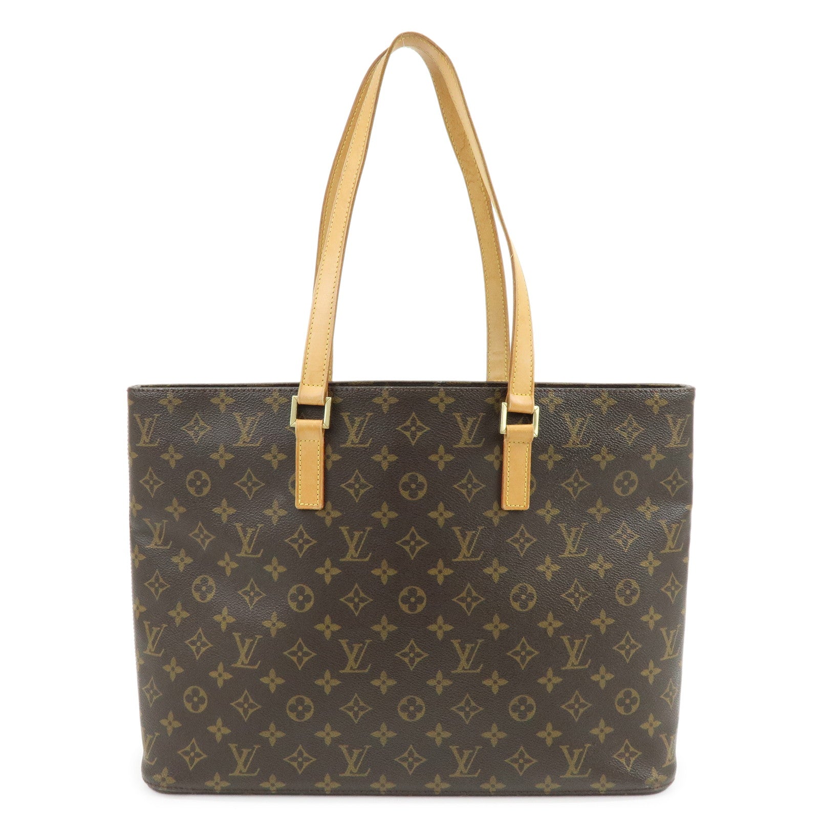 Louis Vuitton Monogram Luco Tote Bag Shoulder Bag Brown M51155