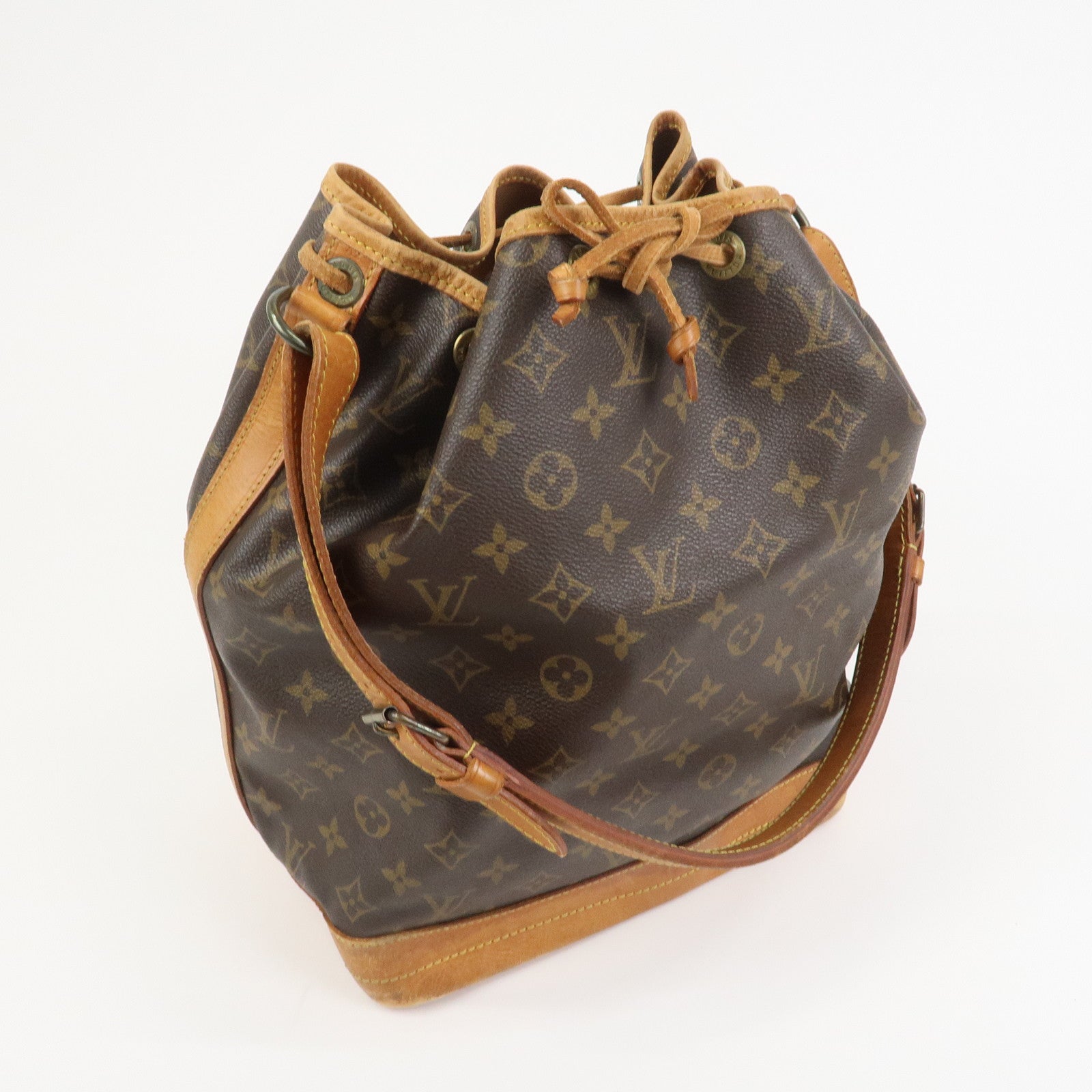 Louis Vuitton Monogram Noe Shoulder Bag Hand Bag Brown M42224