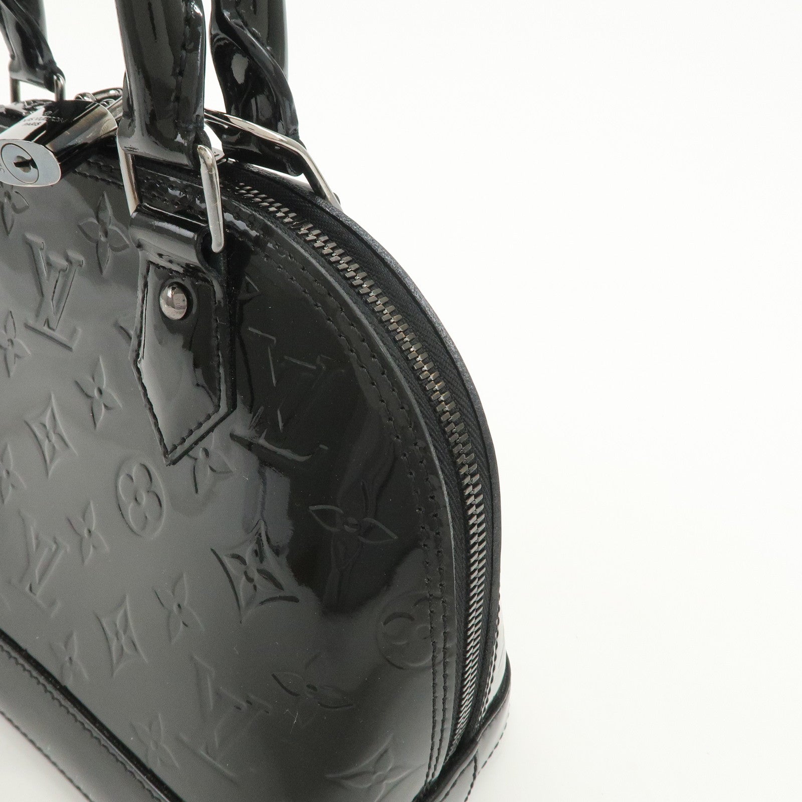 Louis Vuitton Monogram Vernis Alma BB 2Way Hand Bag M90063