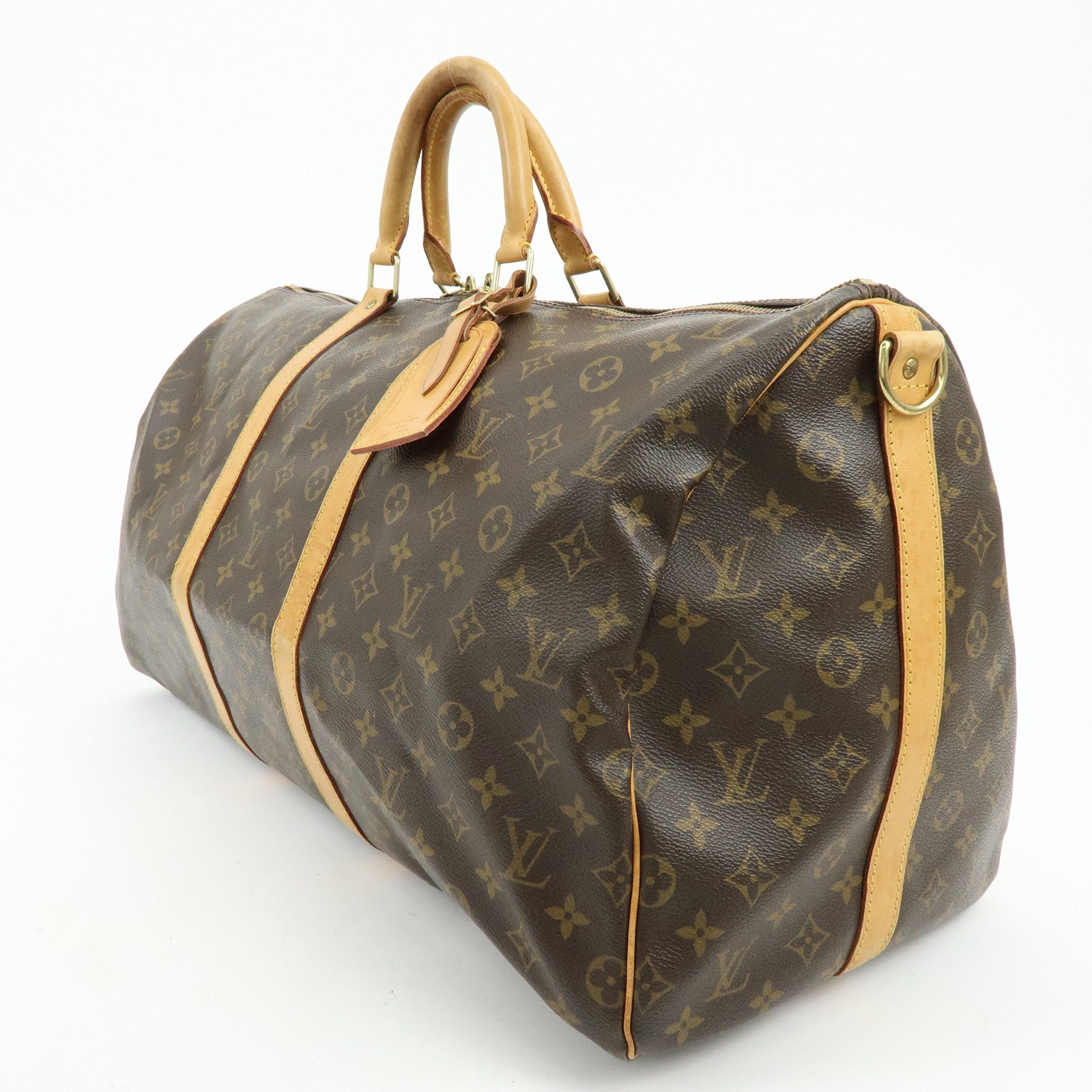 Louis Vuitton Monogram Keep All Bandouliere 50 Boston Bag M41416