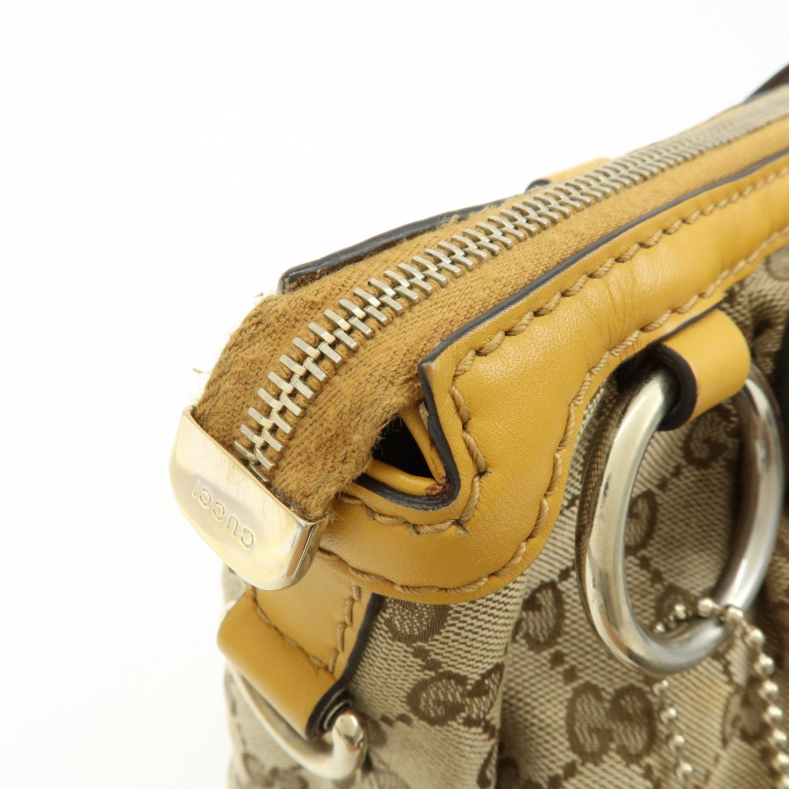 GUCCI Sukey Interlocking GG Canvas Leather 2Way Shoulder Bag 247902