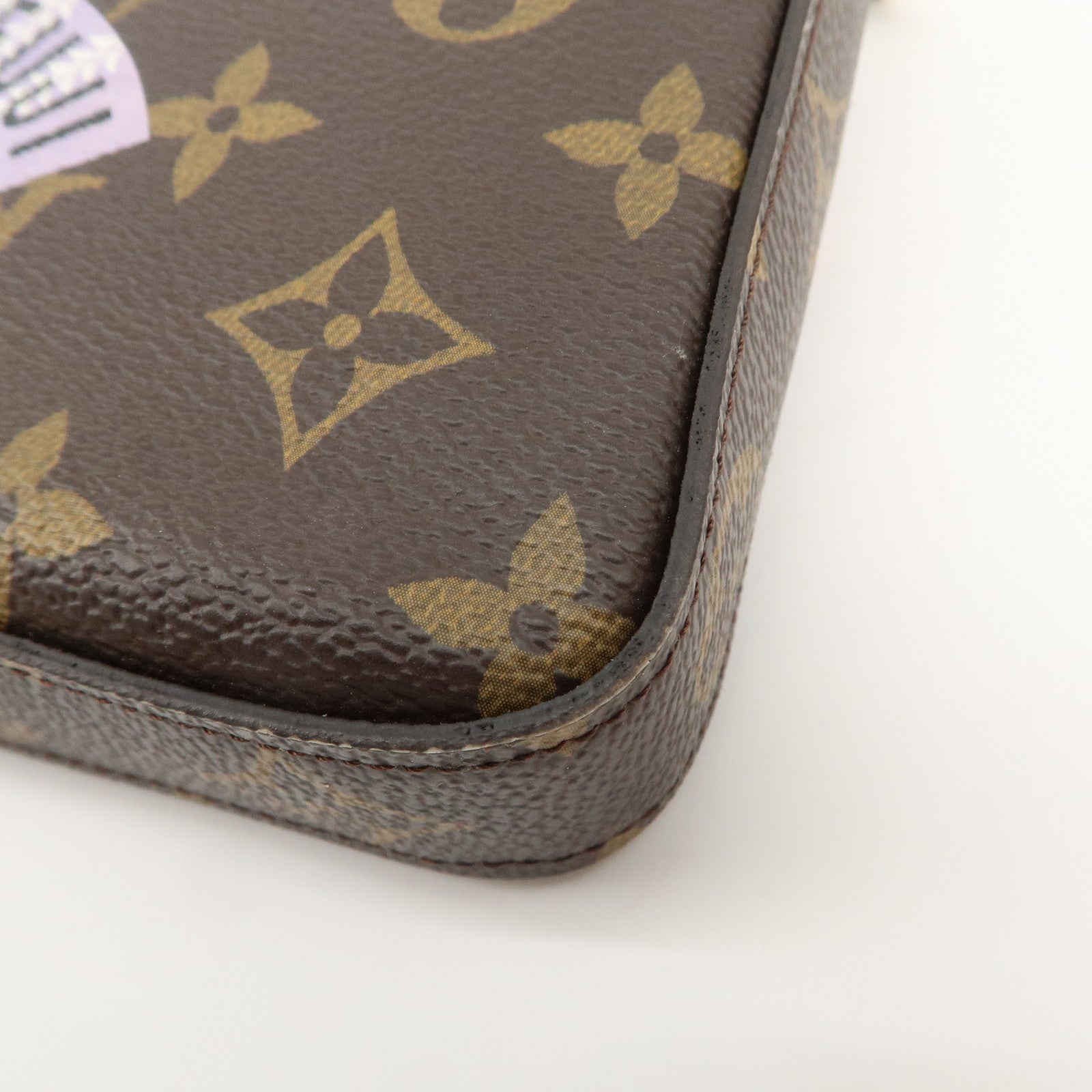 Louis Vuitton Monogram Pochette Félicie My World Tour Brown M62145 Used