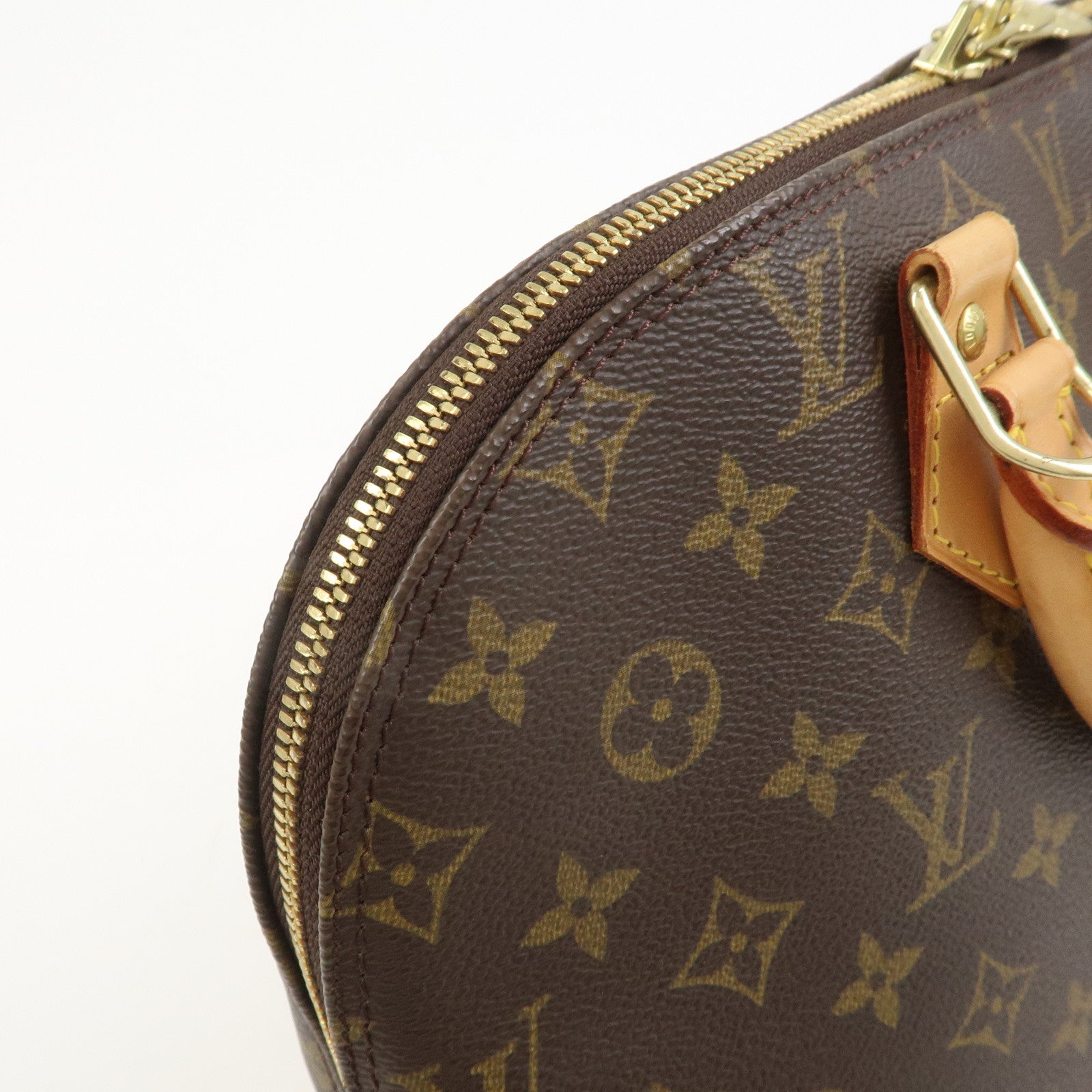 Louis Vuitton Monogram Alma Hand Bag Brown M51130