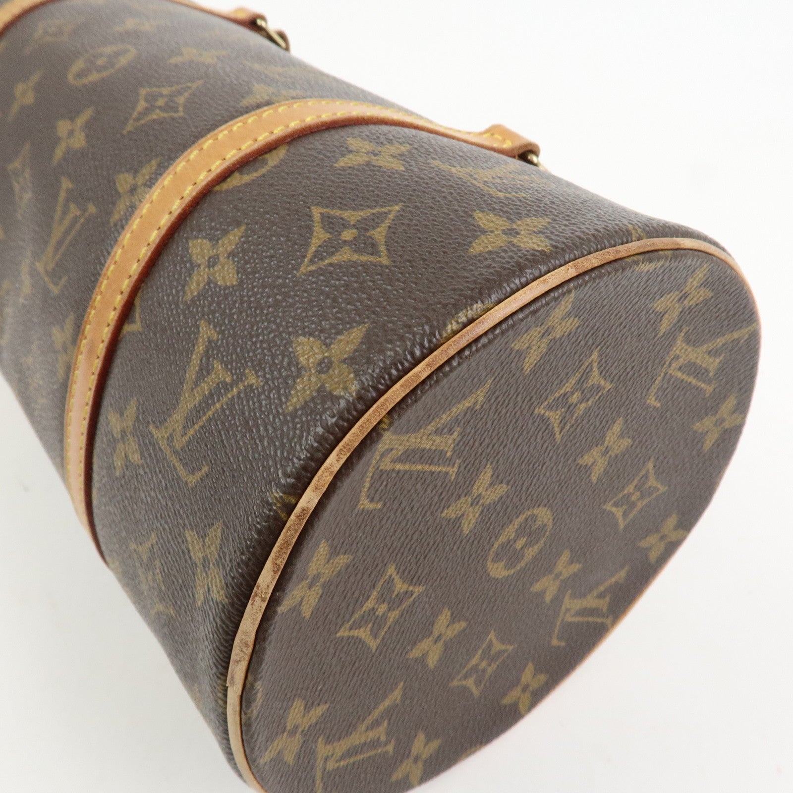 Louis Vuitton Monogram Papillon 30 Hand Bag New Style Brown M51385