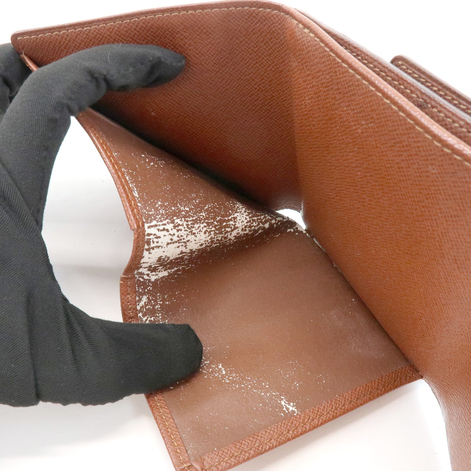 Louis Vuitton Monogram Set of 2 Bi- fold Wallets Brown M61652