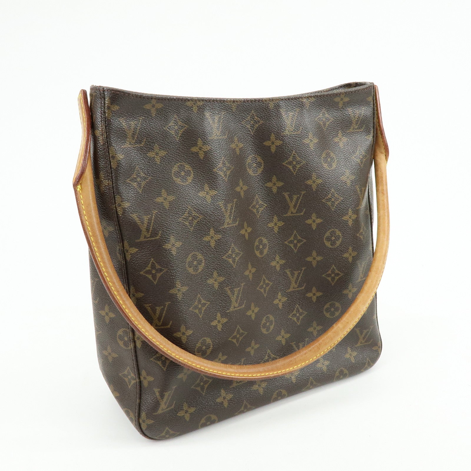 Louis Vuitton Monogram Looping GM Shoulder Bag Brown M51145
