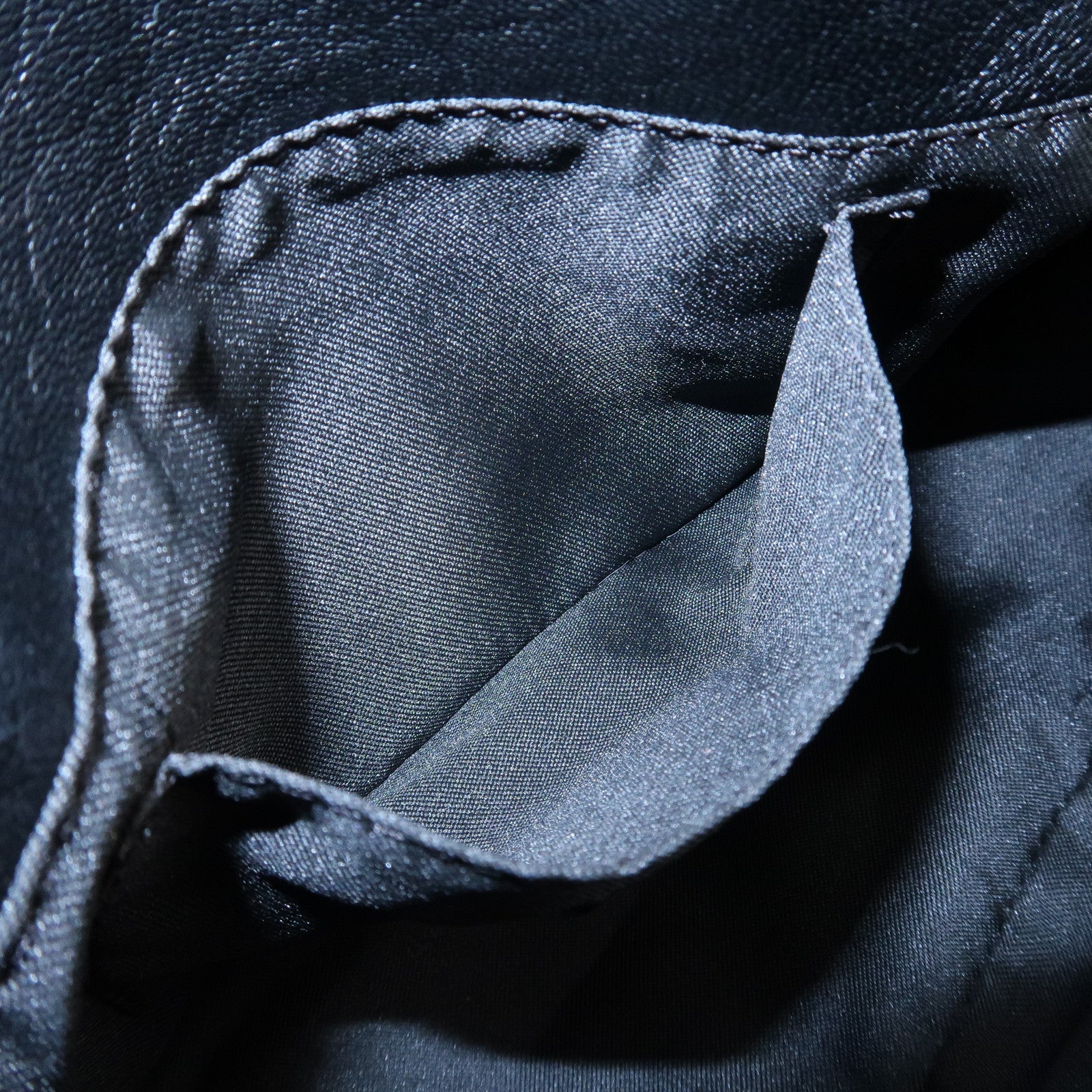 FENDI Mamma Baguette Shoulder Bag Hand Bag Black 8BR180 Used