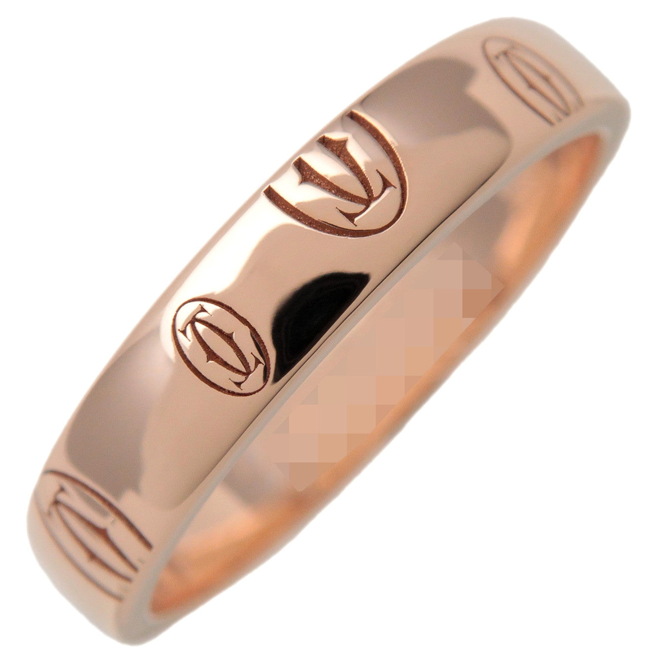 Cartier Happy Birthday Ring K18 750PG Rose Gold #56 US7.5-8 EU56
