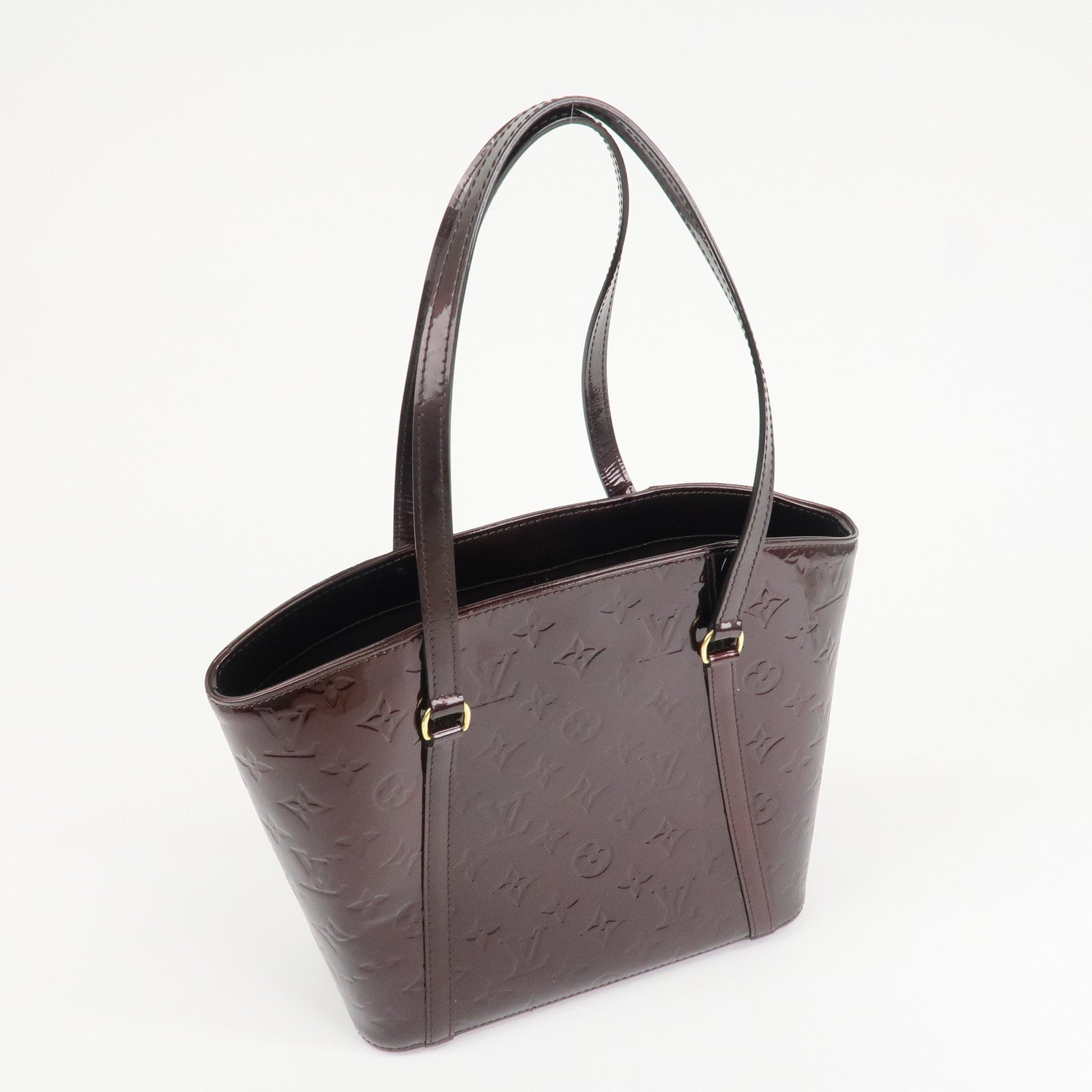 Louis Vuitton Monogram Vernis Avalon MM Tote Bag Amarante M91567 Used