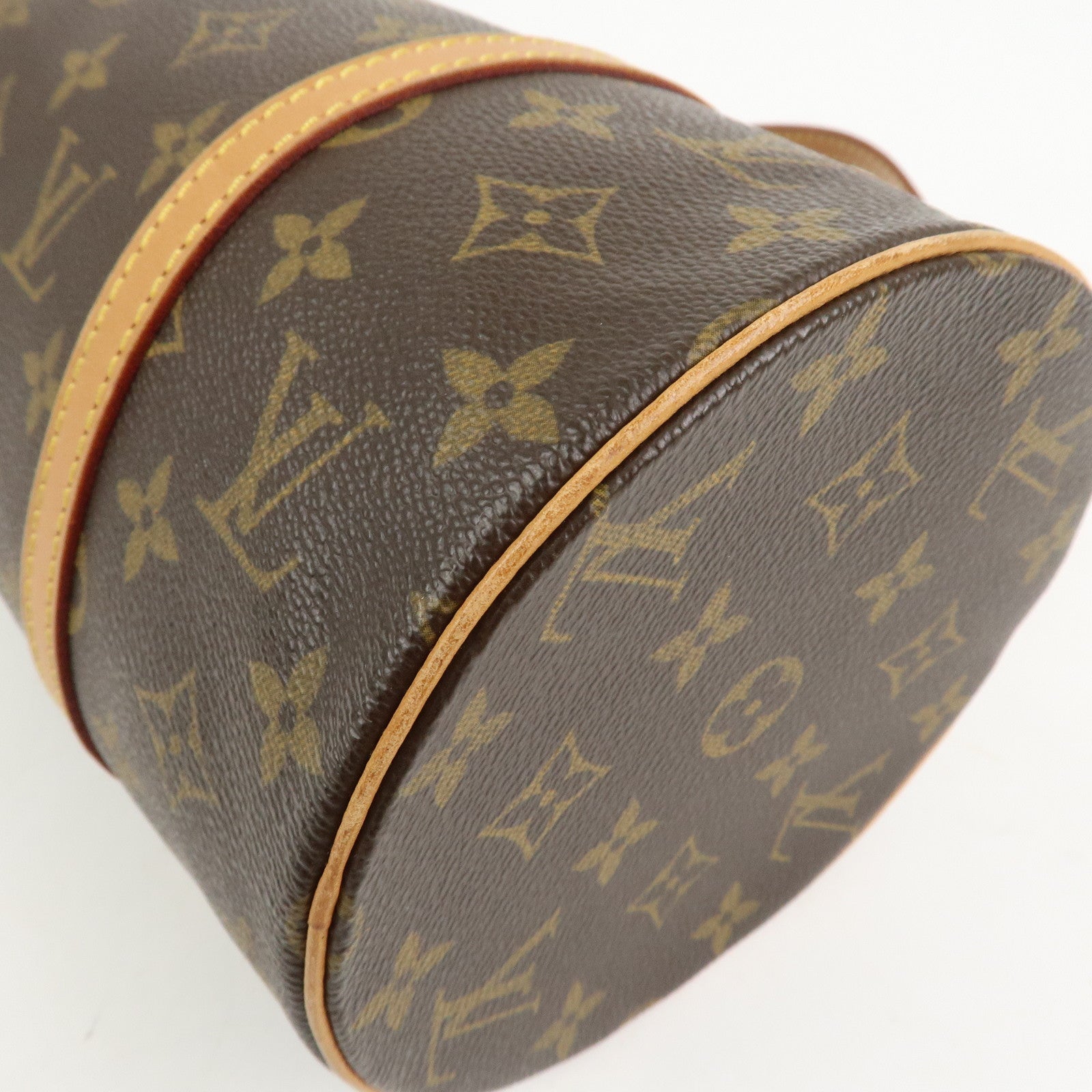 Louis Vuitton Monogram Papillon 30 Hand Bag New Style Brown M51385