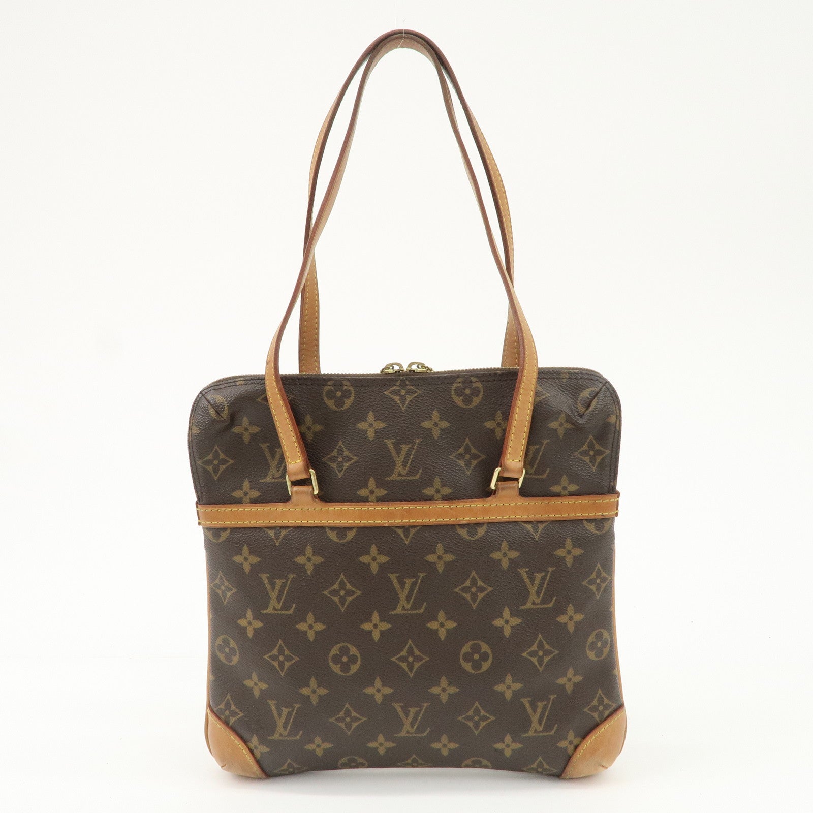 Louis Vuitton Monogram Coussin GM Hand Bag Shoulder Bag Brown M51141 Used