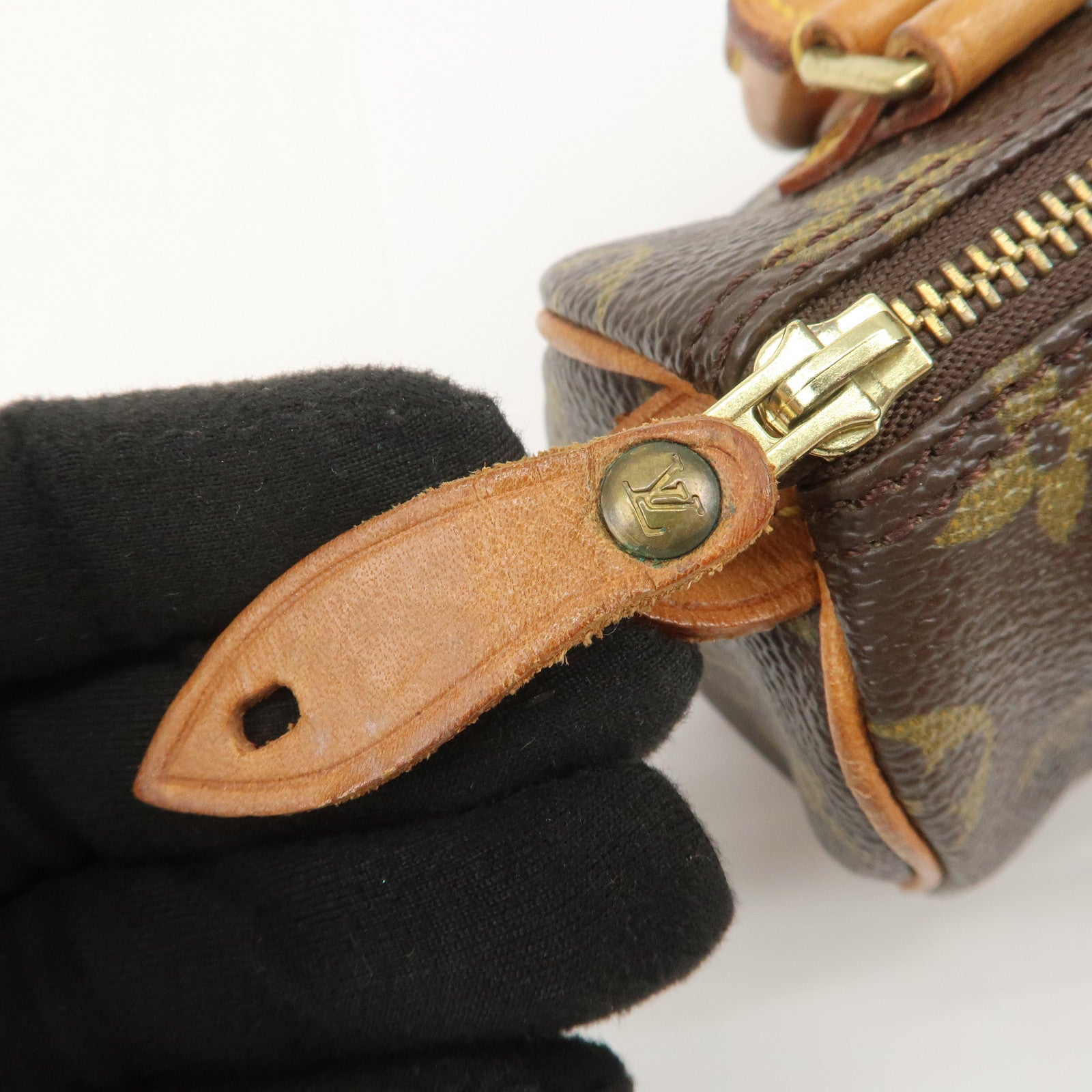 Louis Vuitton Monogram Mini Speedy Hand Bag Shoulder Bag M41534