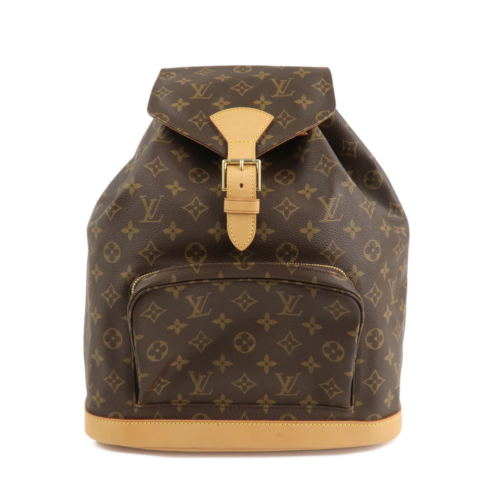 Louis Vuitton Monogram Montsouris GM Backpack Brown M51135 Used