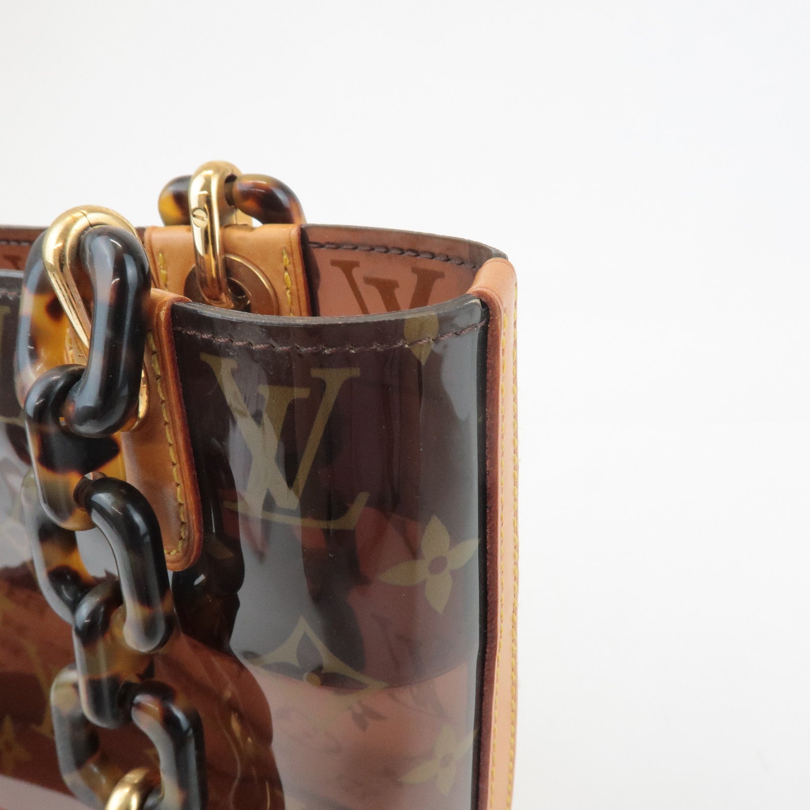 Louis Vuitton Monogram Vinyl Cabas Ambre MM Tote Bag M92501 Used