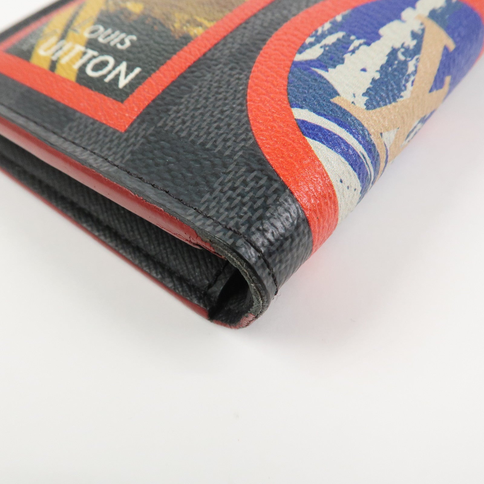Louis Vuitton Damier Glaphite Portefeuille Brazza Wallet N60091
