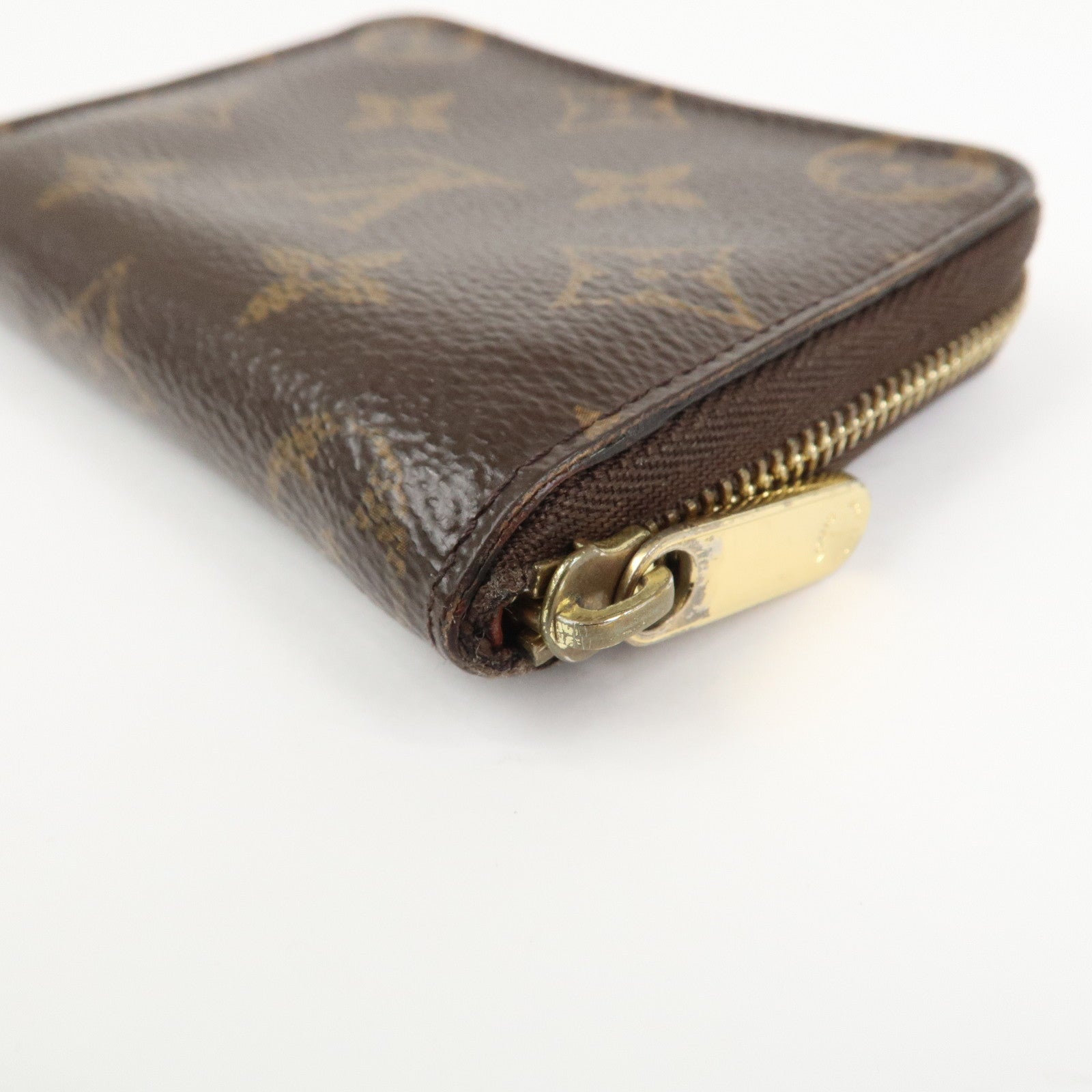Louis Vuitton Monogram Canvas Zippy Coin Purse Wallet Brown M60067