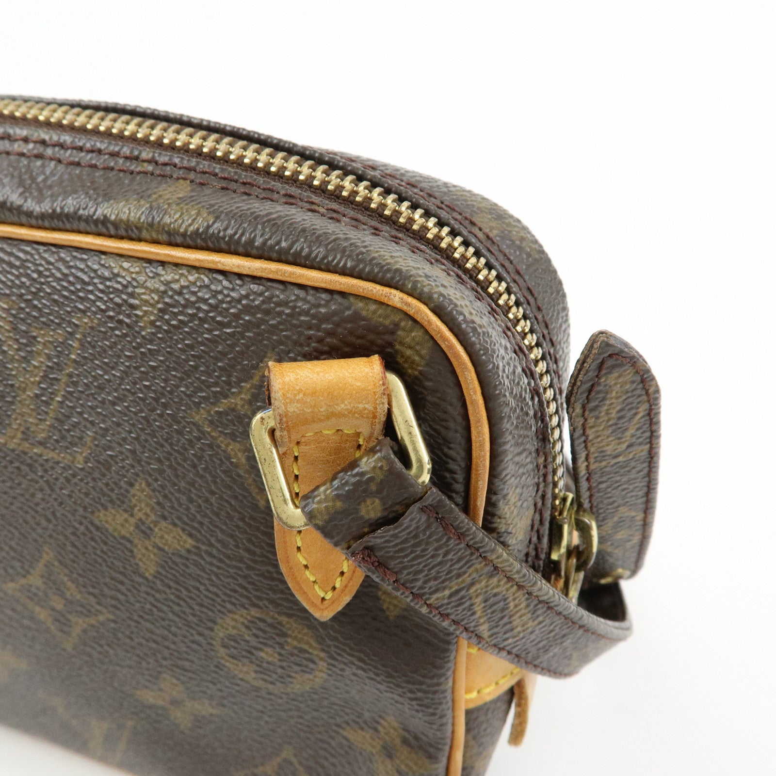 Louis Vuitton Monogram Pochette Marly Bandouliere Bag Brown M51828