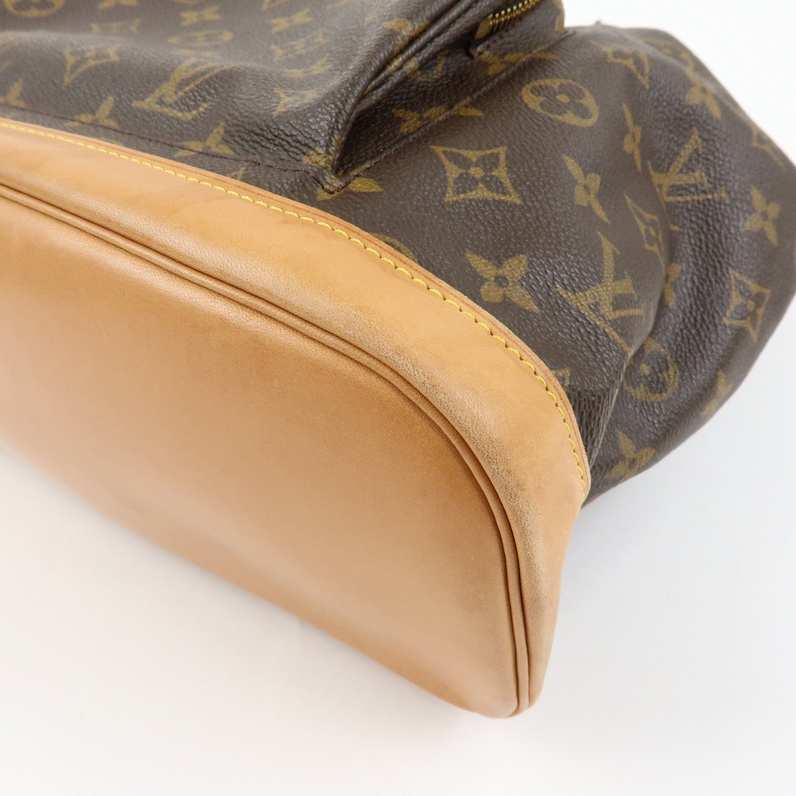 Louis Vuitton Monogram Montsouris GM Backpack Rucksack Brown M51135
