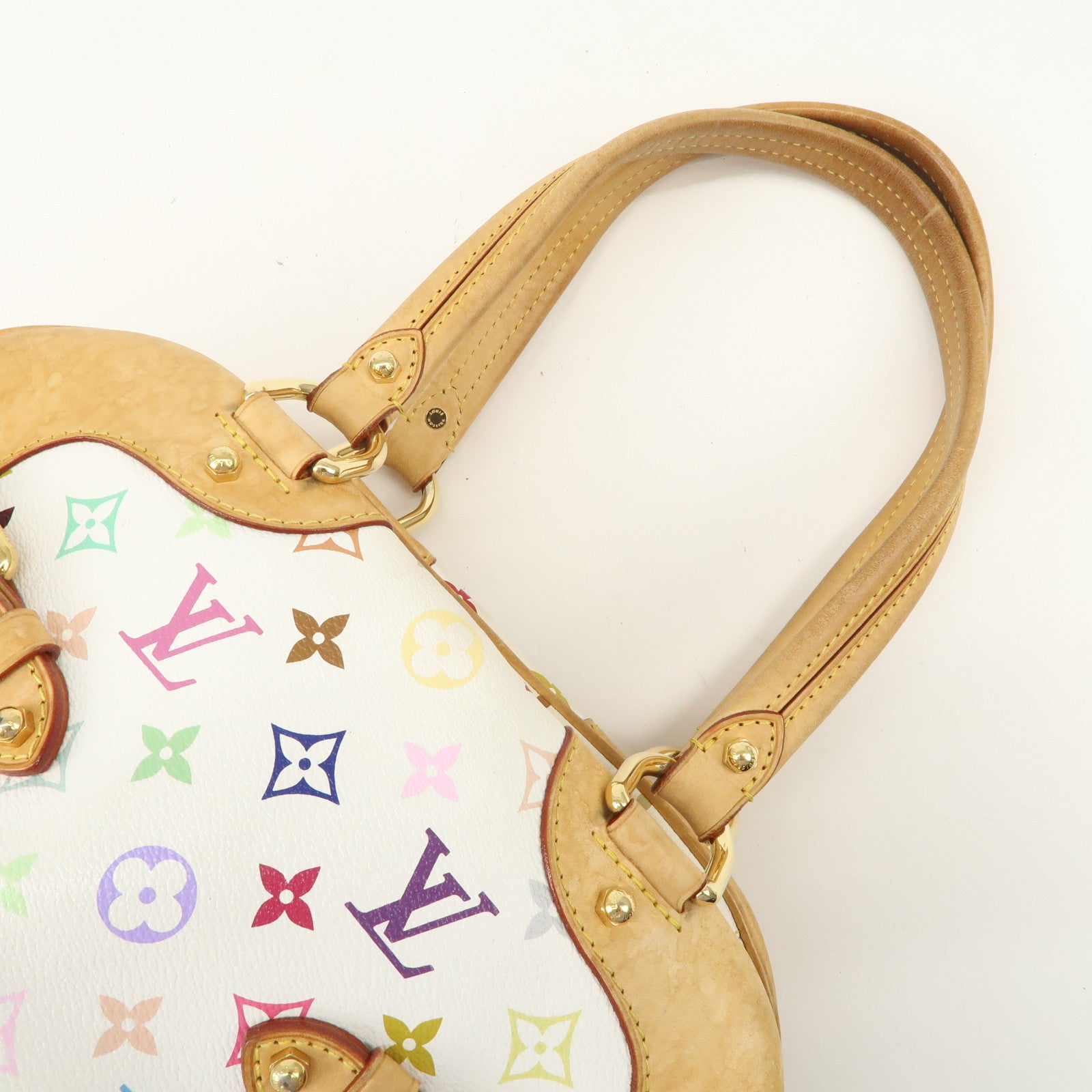Louis Vuitton Monogram Multicolor Claudia Hand Bag Blanc M40193