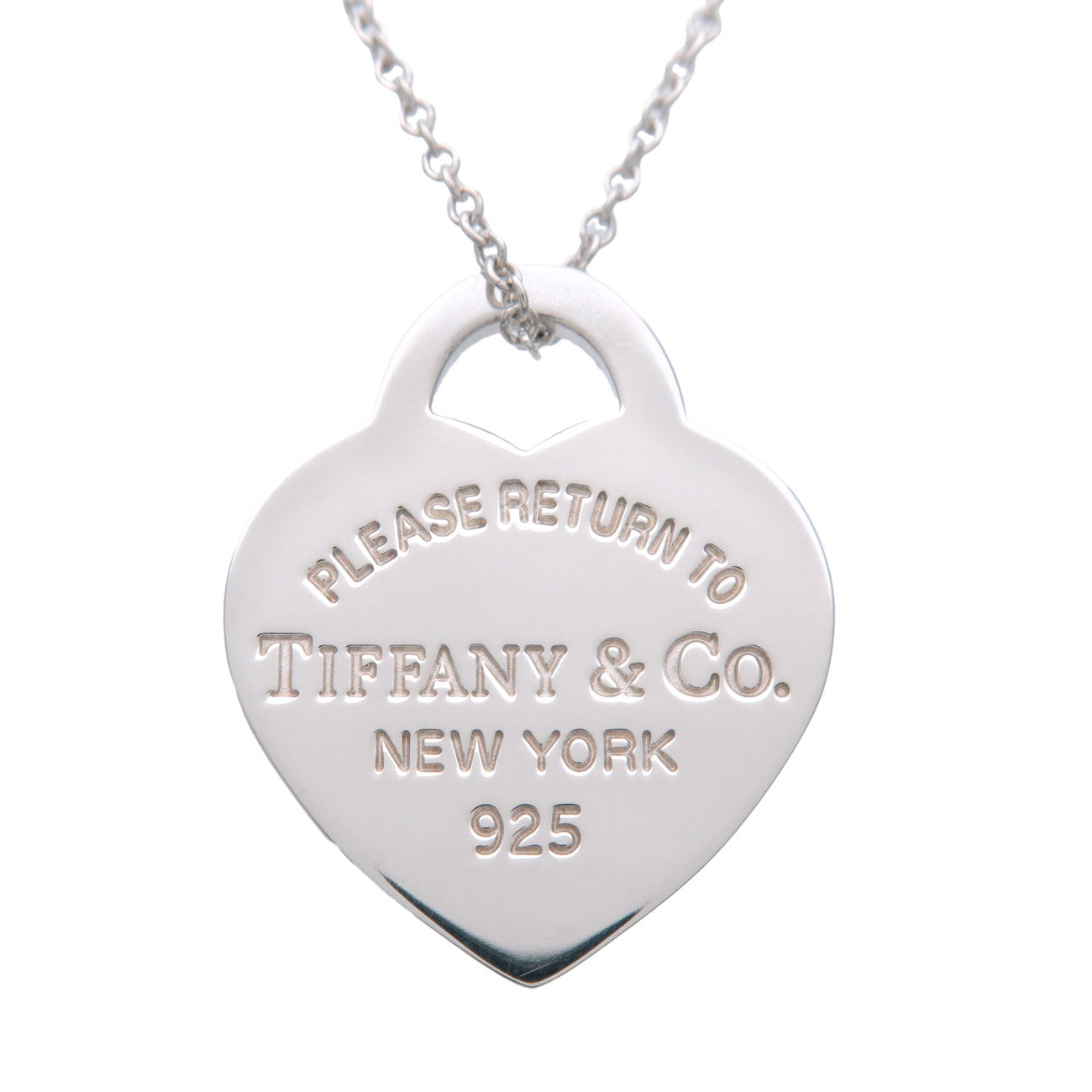 Tiffany & Co Return to Tiffany Heart Tag Necklace SV925 Silver