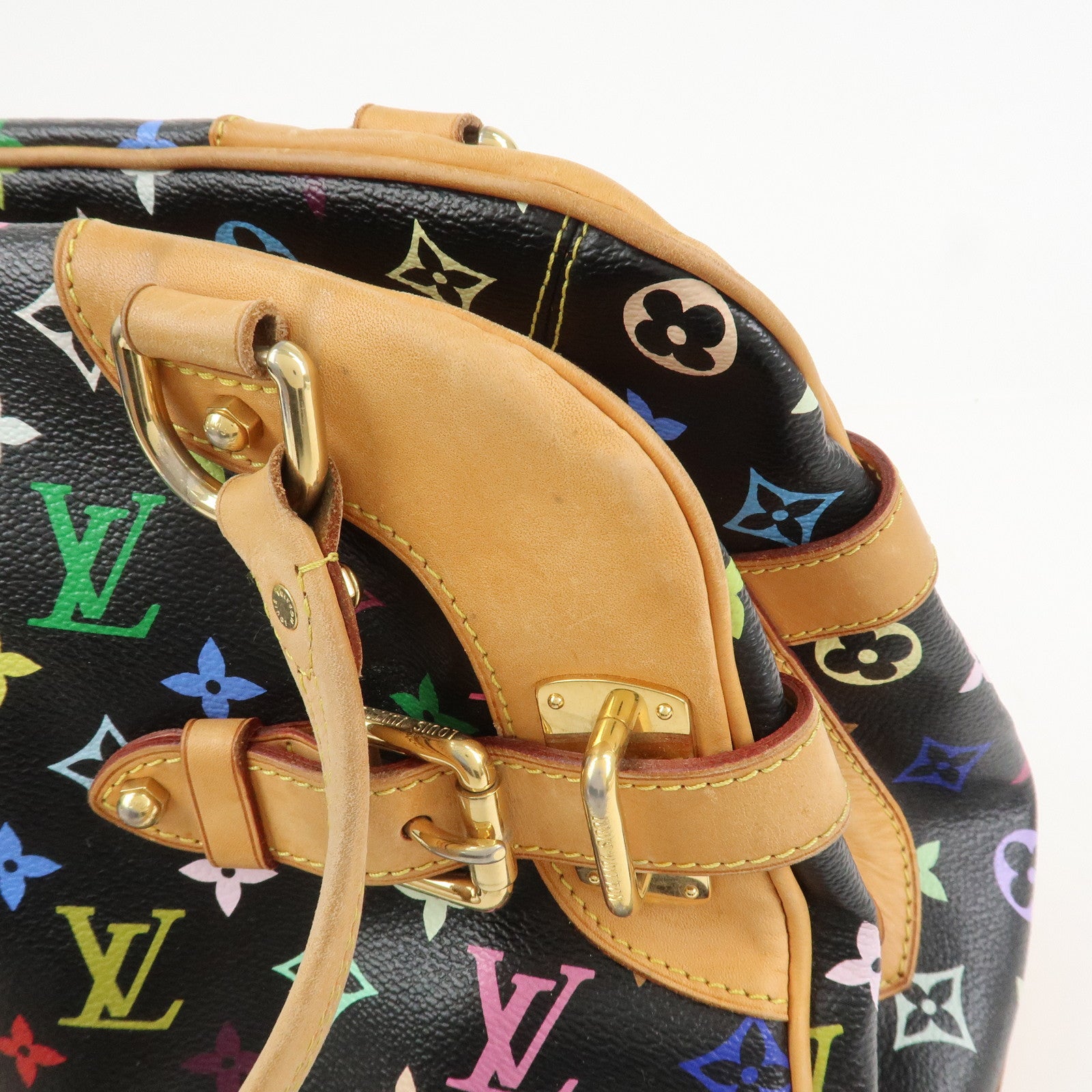 Louis Vuitton Monogram Multicolor Claudia Hand Bag Noir M40194