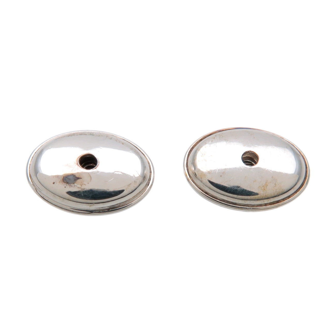 GUCCI Interlocking G Heart Swing Earrings SV925 Silver 246488