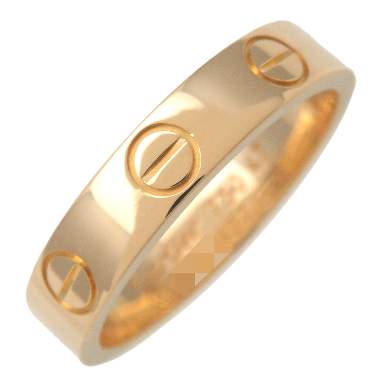 Cartier Mini Love Ring K18YG 750YG Yellow Gold #47 US4-4.5 EU47 HK9 Used